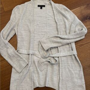 Banana Republic Women's Gray Open Front Sweater
